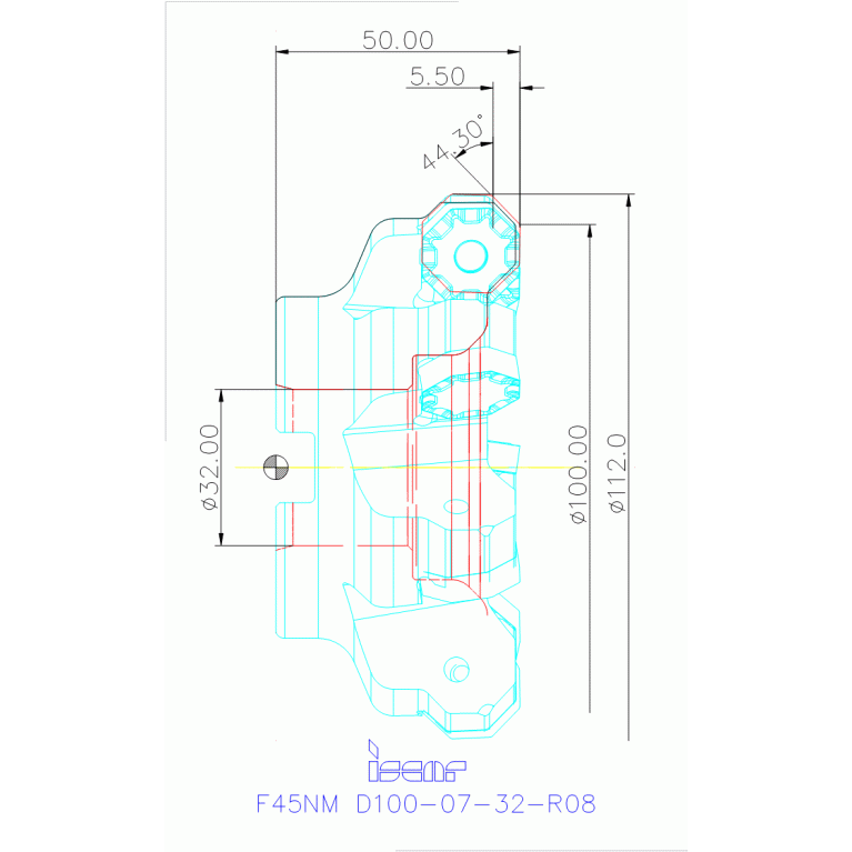 F45NM D100-07-32-R08