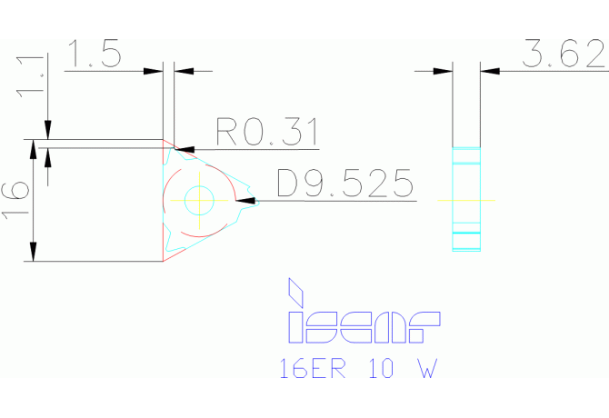 16ER 10 W IC250