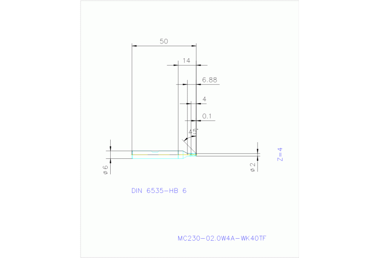 MC230-02.0W4A-WK40TF