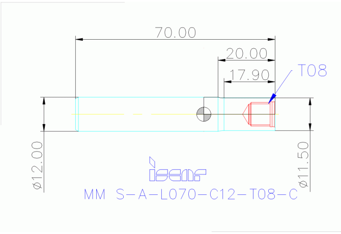 MM S-A-L070-C12-T08-C