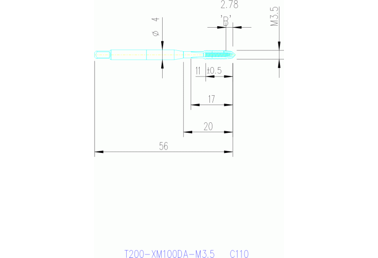 T200-XM100DA-M3.5 C110