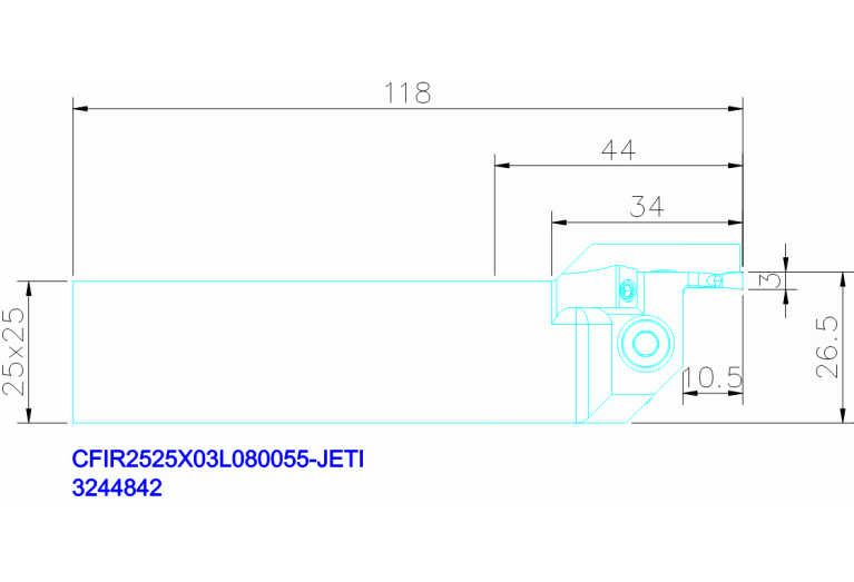 CFIR2525X03L080055-JETI