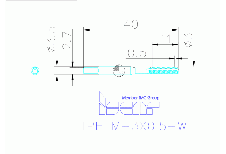 TPH M-3X0.5-W HS