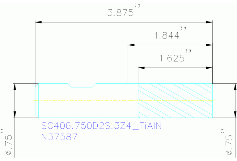 SC406.750D2S.3Z4 TIALN