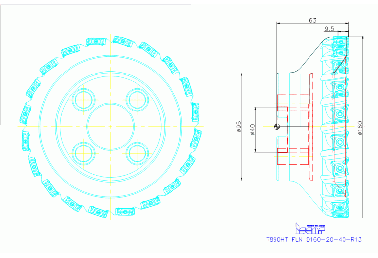 T890HT FLN D160-20-40-R13