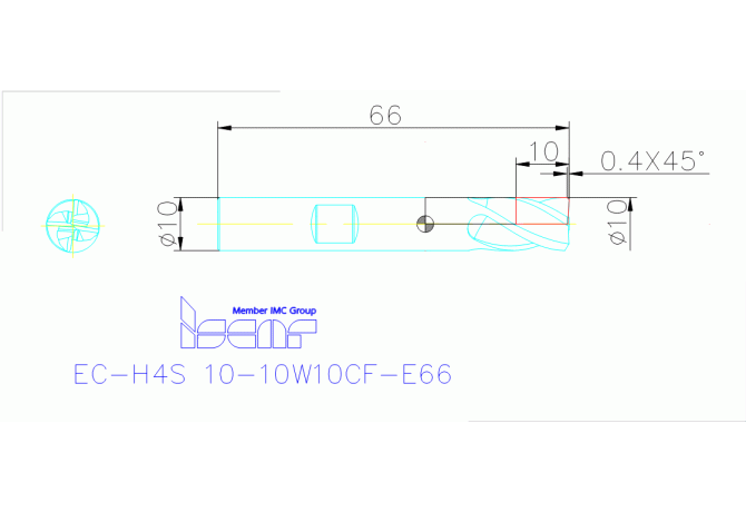 EC-H4S 10-10W10CF-E66 IC900