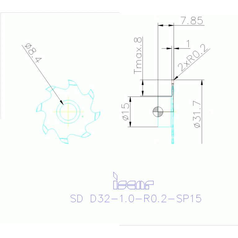 SD D32-1.0-R0.2-SP15 IC908
