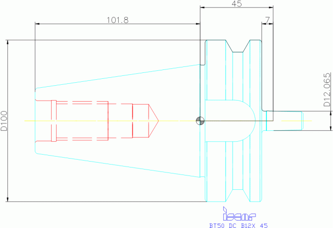 BT50 DC B12X 45