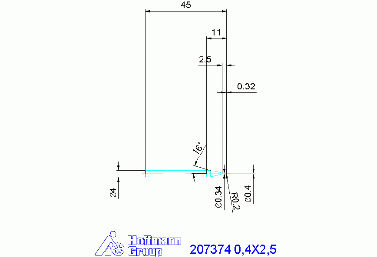 207374 0,4X2,5