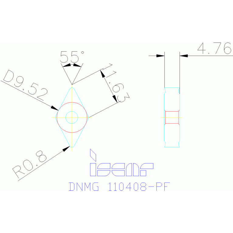 DNMG 110408-PF IC9150