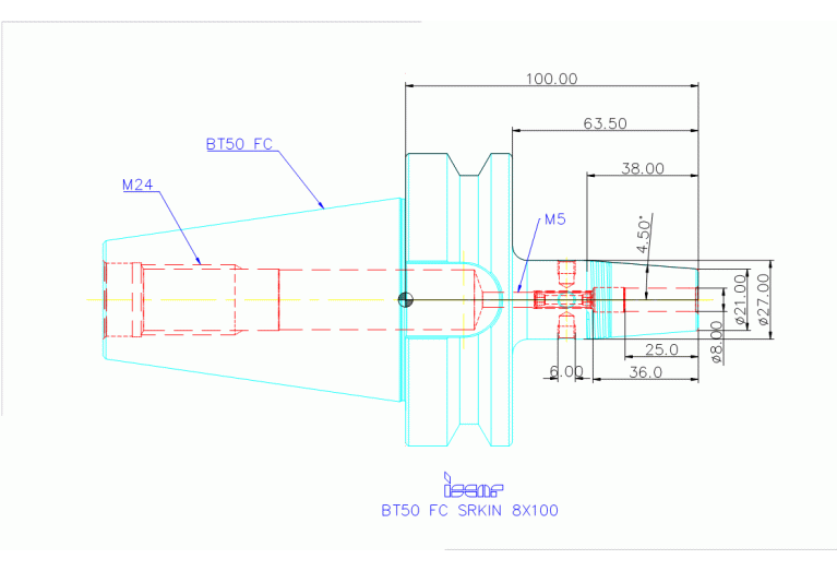 BT50 FC SRKIN 8X100