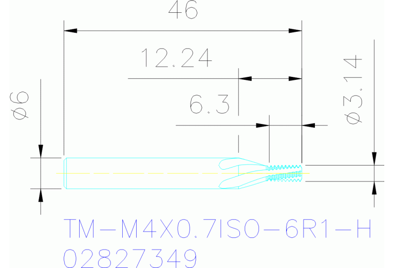 TM-M4X0.7ISO-6R1-H