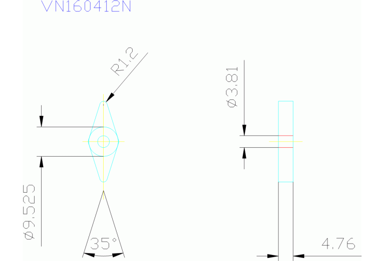 VNMG160412-FP MC6025