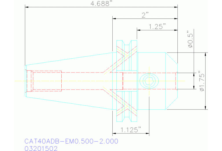 CAT40ADB-EM0.500-2.000