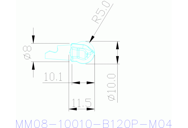 MM08-10010-B120P-M04 F30M