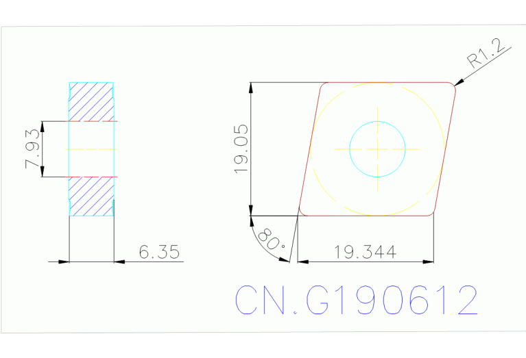 CNMG190612-RP5 WPP05G