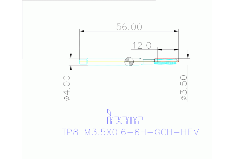 TPG M-3.5X0.6-H HE