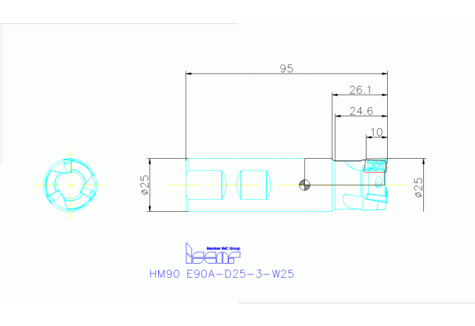 HM90 E90A-D25-3-W25