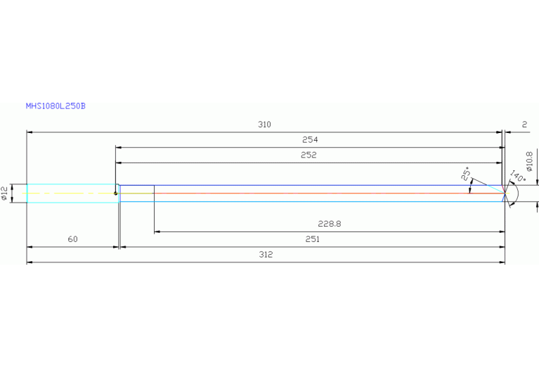 MHS1080L250B VP15TF