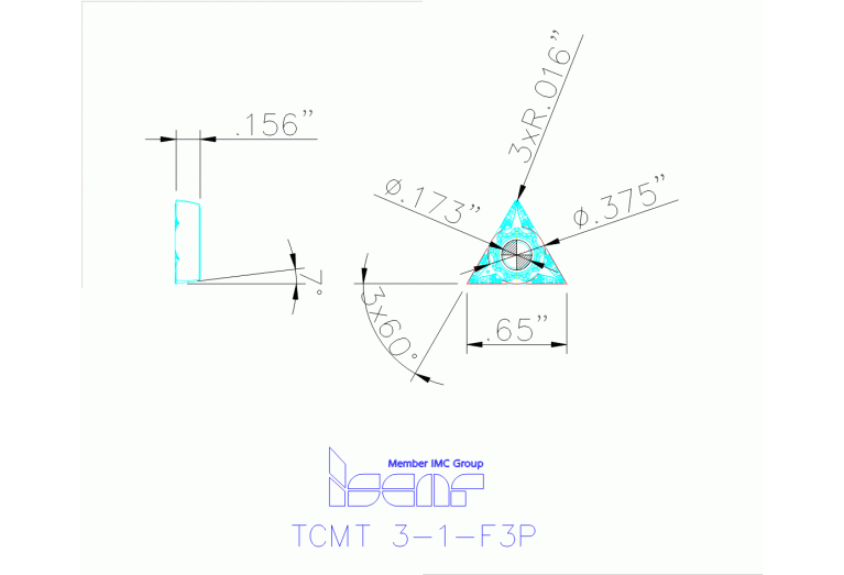 TCMT 16T304-F3P IC8150