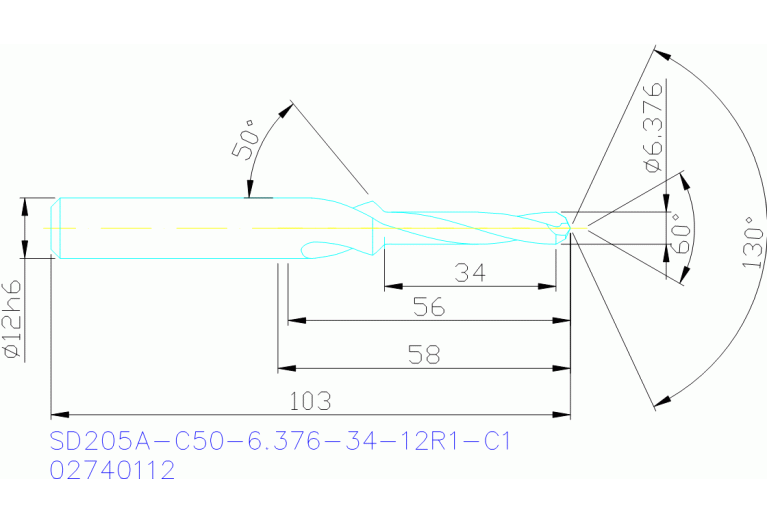 SD205A-C50-6.376-34-12R1-C1