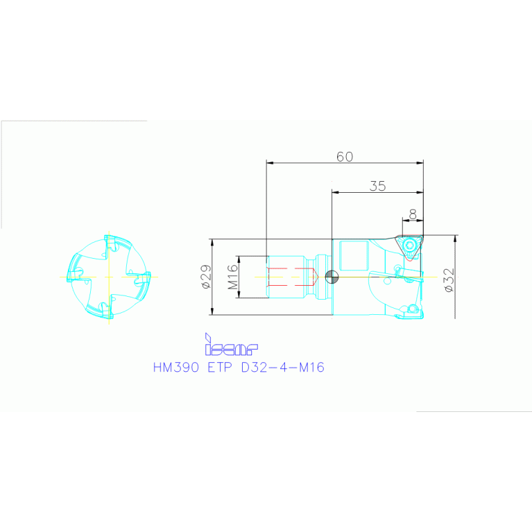 HM390 ETP D32-4-M16