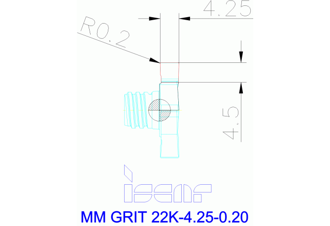 MM GRIT 22K-4.25-0.20 IC528