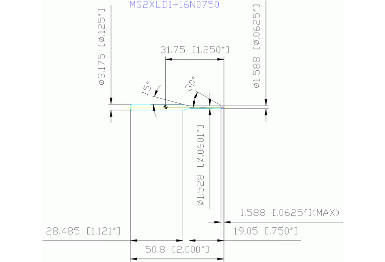 MS2XLD1/16N0750