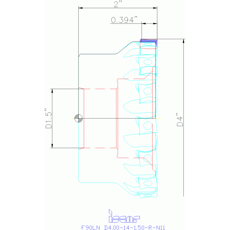 F90LN D4.00-14-1.50-R-N11