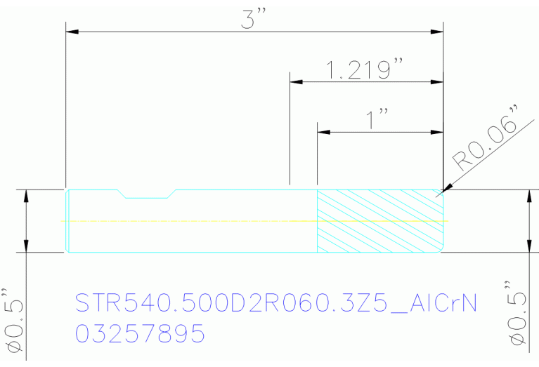 STR540.500D2R060.3Z5 ALCRN