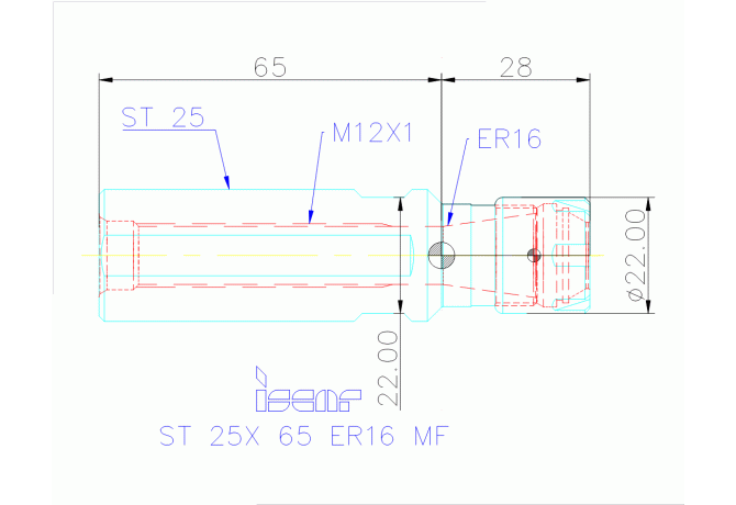 ST 25X 65 ER16 MF
