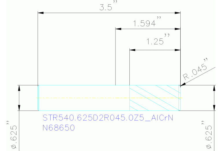 STR540.625D2R045.0Z5 ALCRN