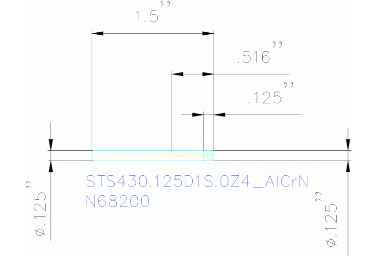 STS430.125D1S.0Z4 ALCRN