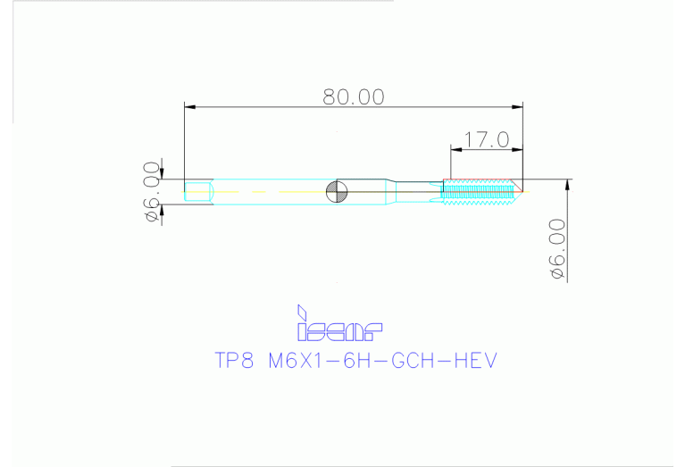 TPG M-6X1.0-H HE