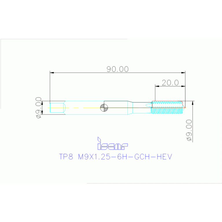 TP8 M9X1.25-6H-GCH-HEV
