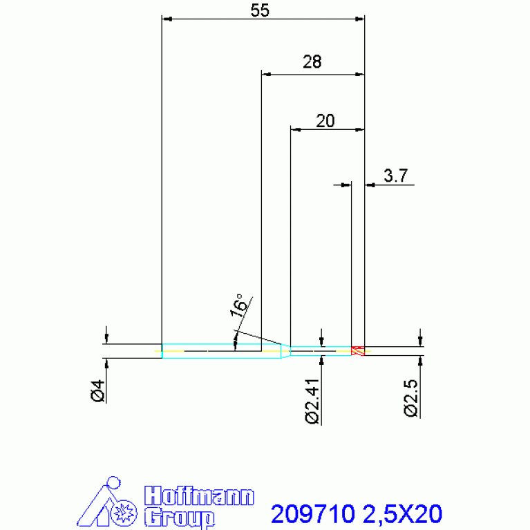 209710 2,5X20