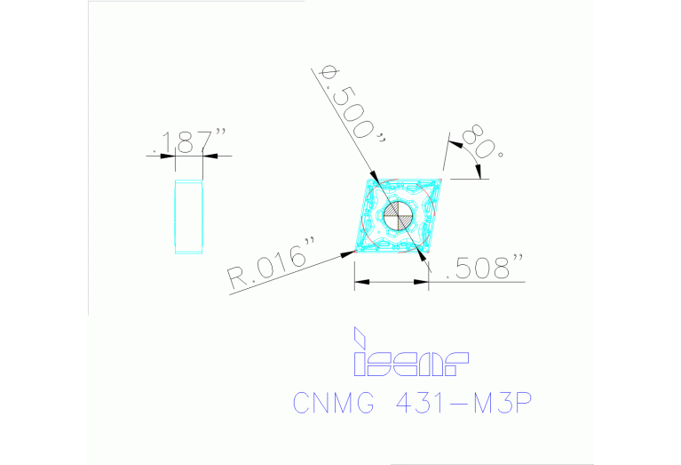 CNMG 120404-M3P IC807
