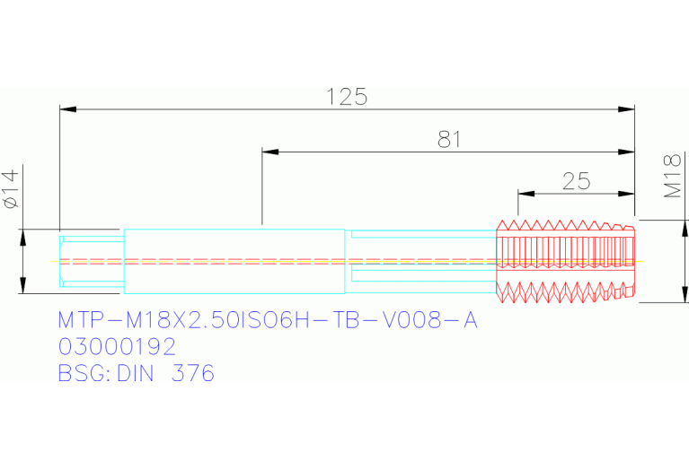 MTP-M18X2.50ISO6H-TB-V008-A
