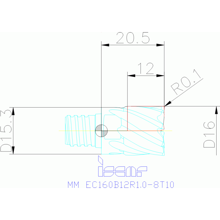 MM EC160B12R1.0-8T10 IC908