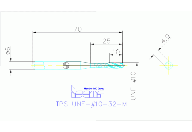 TPS UNF-#10-32-M HETI