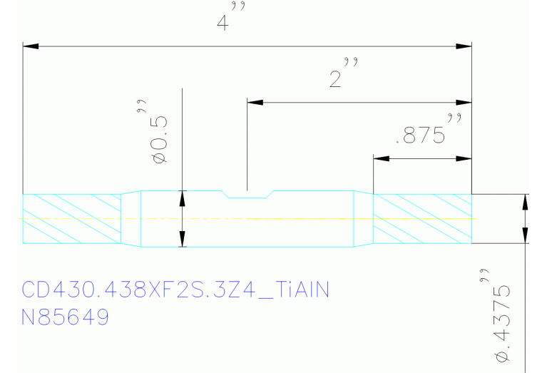 CD430.438XF2S.3Z4 TIALN