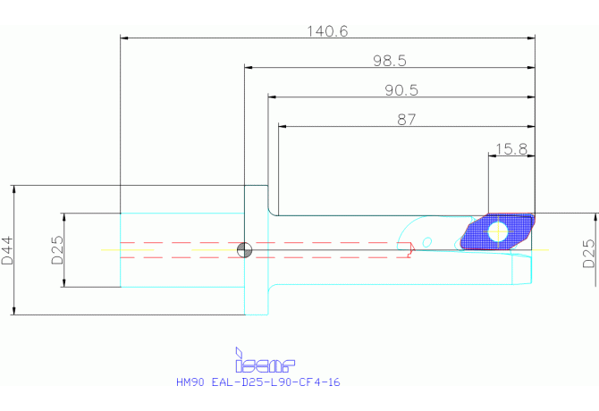 HM90 EAL-D25-L90-CF4-16