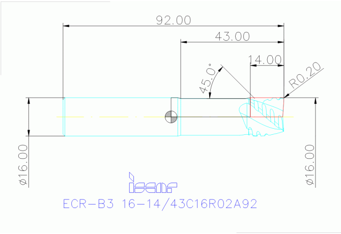 ECR-B3 16-14/43C16R02A92 IC08