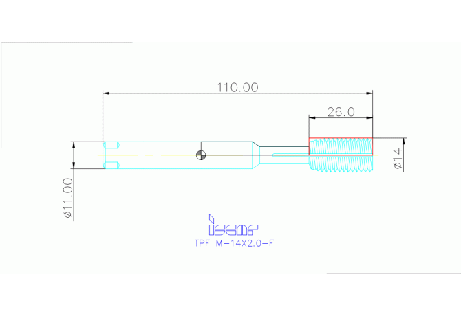 TPF M-14X2.0-F HETI