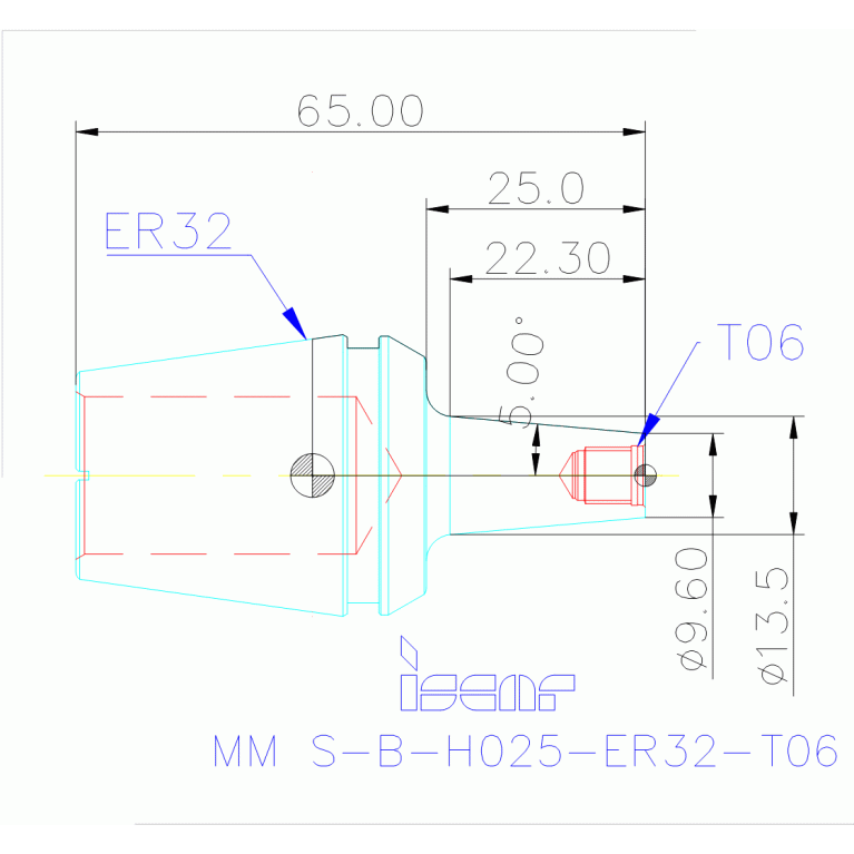 MM S-B-H025-ER32-T06