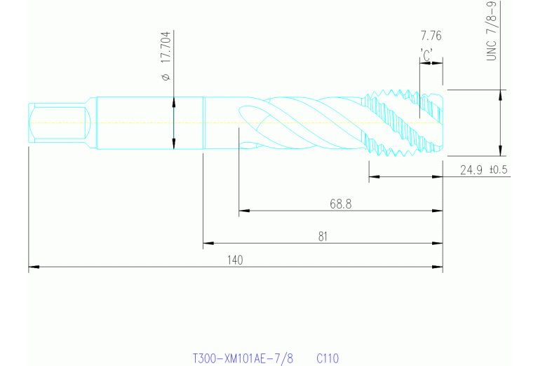 T300-XM101AE-7/8 C110