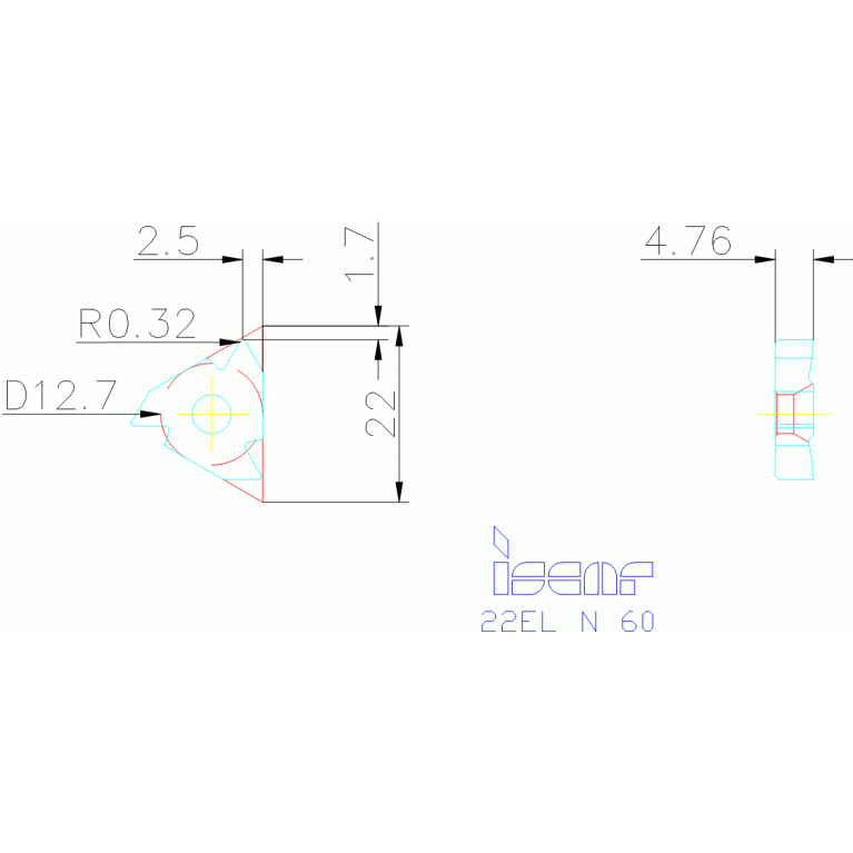 22EL N 60 IC50M