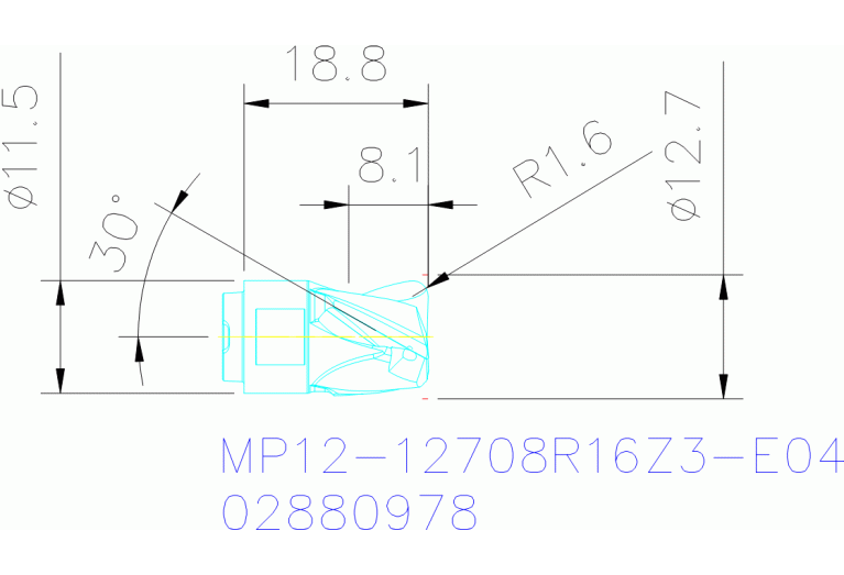 MP12-12708R16Z3-E04 F40M