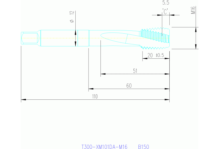 T300-XM101DA-M16 B150