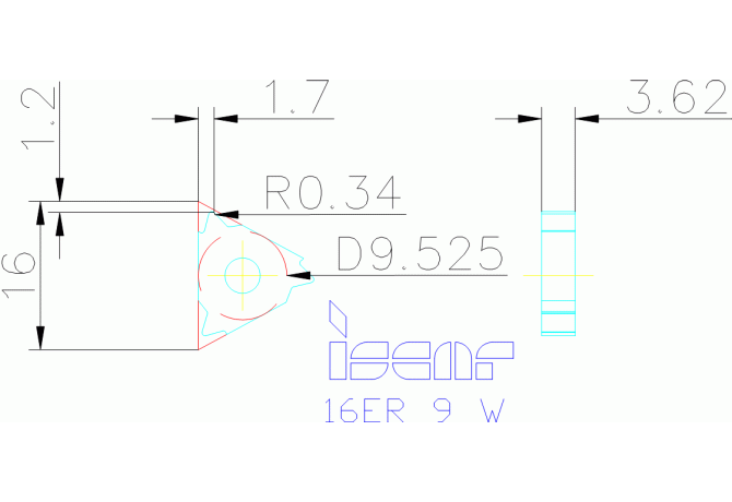 16ER 9 W IC250